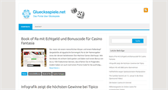 Desktop Screenshot of gluecksspiele.net